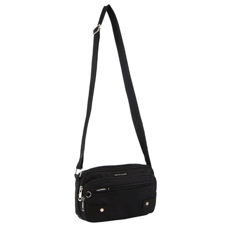 Load image into Gallery viewer, Pierre Cardin Casual Anti-Theft Cross Body Bag Slash Proof Bag RFID Blocking - Black-1