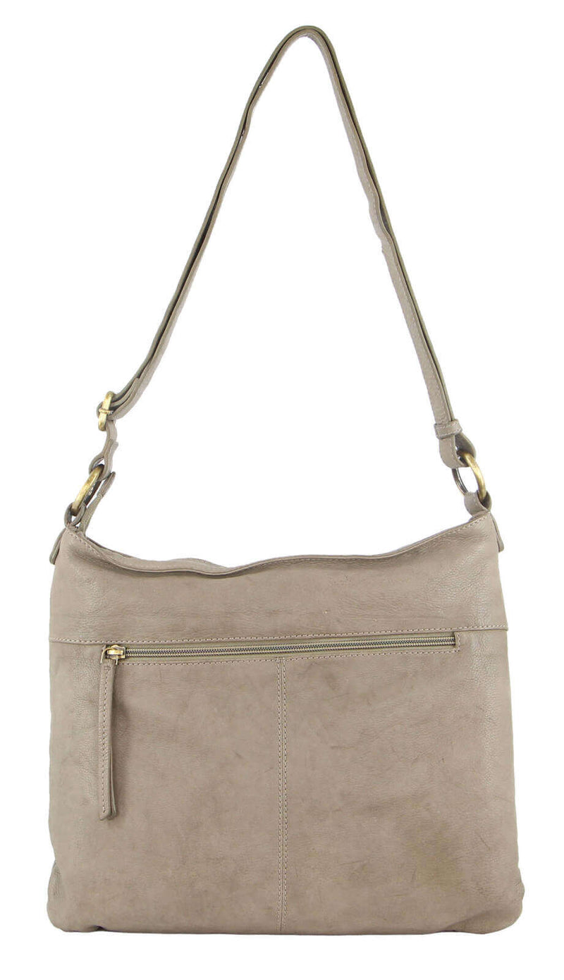Load image into Gallery viewer, Pierre Cardin Woven Leather Ladies Cross-Body Bag Handbag - Taupe-2