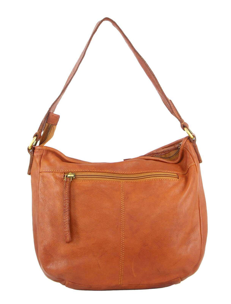 Load image into Gallery viewer, Pierre Cardin Woven Leather Ladies Crossbody Messenger Bag Travel - Cognac-3