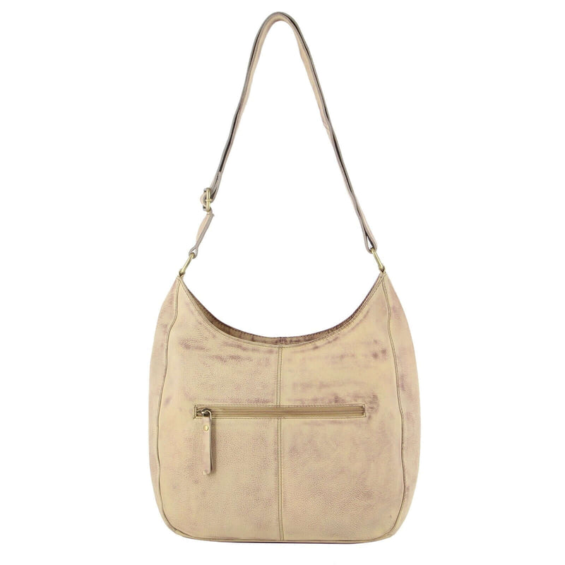 Load image into Gallery viewer, Pierre Cardin Womens Italian Leather Bag Perforated Cross Body Travel - Latte-3
