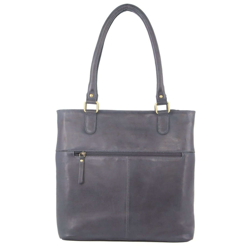 Load image into Gallery viewer, Pierre Cardin Womens Leather Perforated Shoulder Bag with stud Detailing - Teal-3