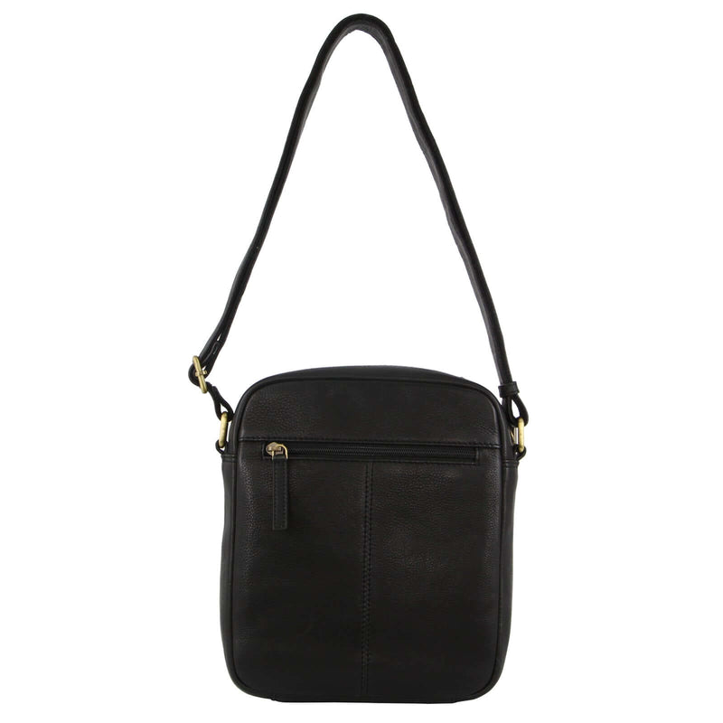 Load image into Gallery viewer, Pierre Cardin Mens Leather Cross-Body Bag Organiser - Black-3