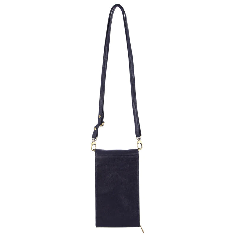Load image into Gallery viewer, Pierre Cardin Ladies Leather Cross Body Bag/Wallet Bag/Clutch Wallet - Indigo-3