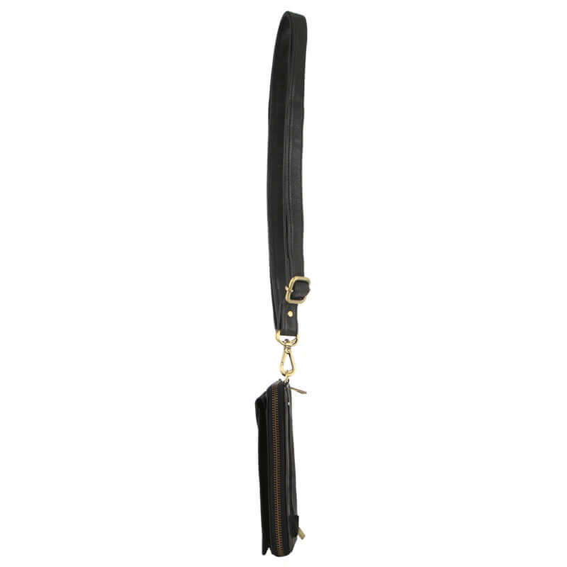 Load image into Gallery viewer, Pierre Cardin Ladies Leather Cross Body Bag/Wallet Bag/Clutch Wallet - Black-2