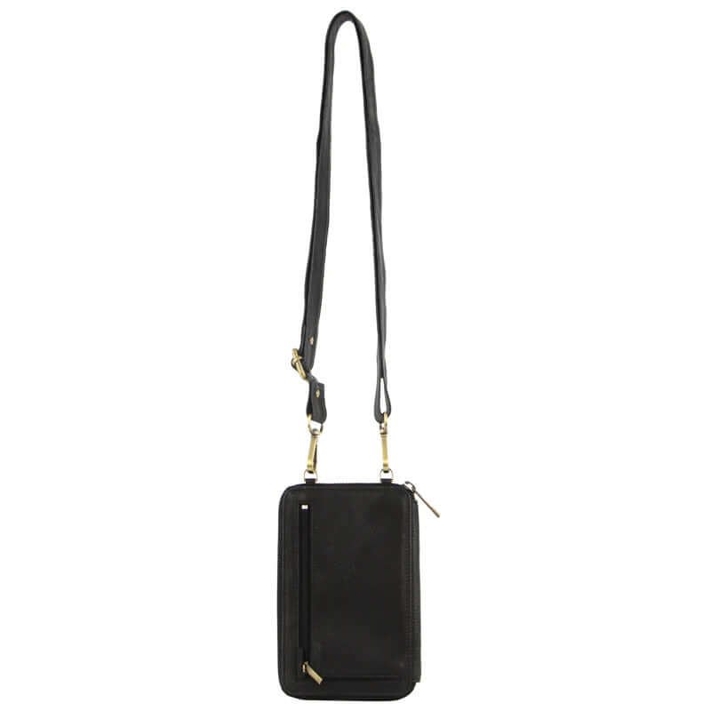 Load image into Gallery viewer, Pierre Cardin Ladies Leather Cross Body Bag/Wallet Bag/Clutch Wallet - Black-3