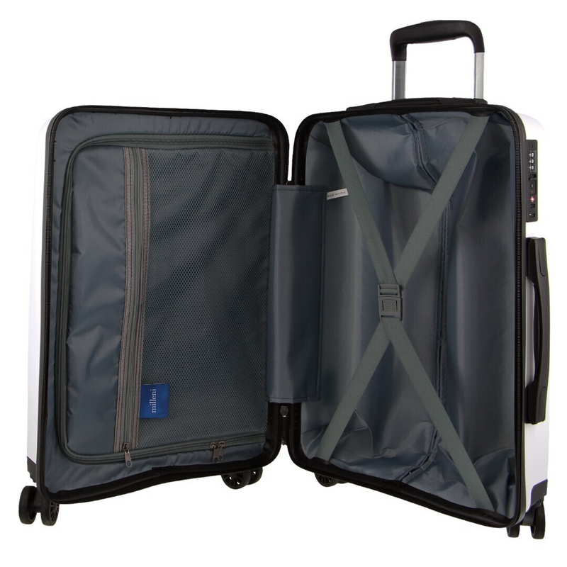 Load image into Gallery viewer, Pierre Cardin x Milleni 3-Piece Hardshell Super Light Luggage Bags Travel Suitcase - Burgundy/White-2