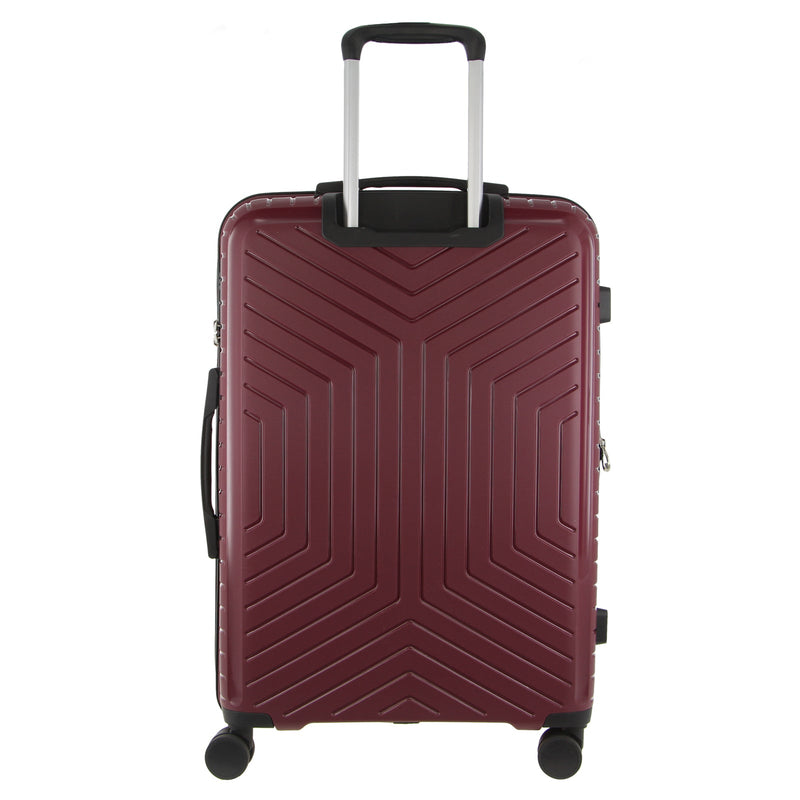 Load image into Gallery viewer, Pierre Cardin 65cm/89L Medium Hard-Shell Checked Suitcase Travel Luggage Bag - Burgundy-2