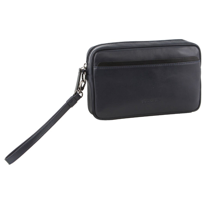 Load image into Gallery viewer, Pierre Cardin Mens Leather Travel Organizer in Navy/Black-1