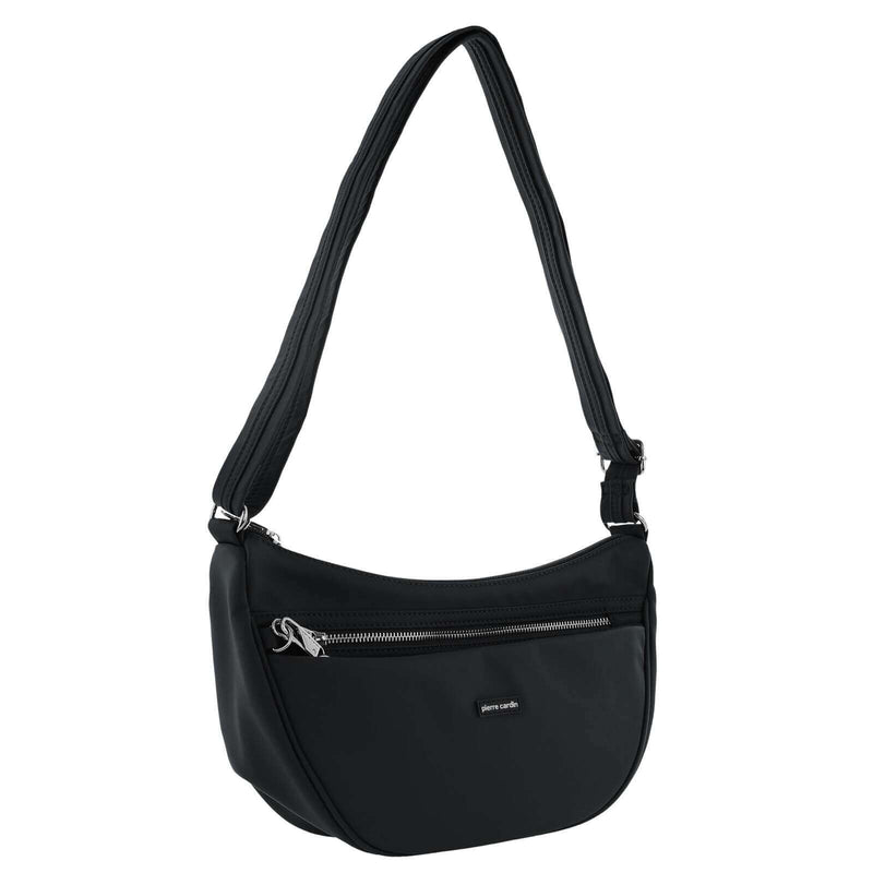 Load image into Gallery viewer, Pierre Cardin Slash Proof Anti Theft RFID Nylon Crossbody Bag in Black-0