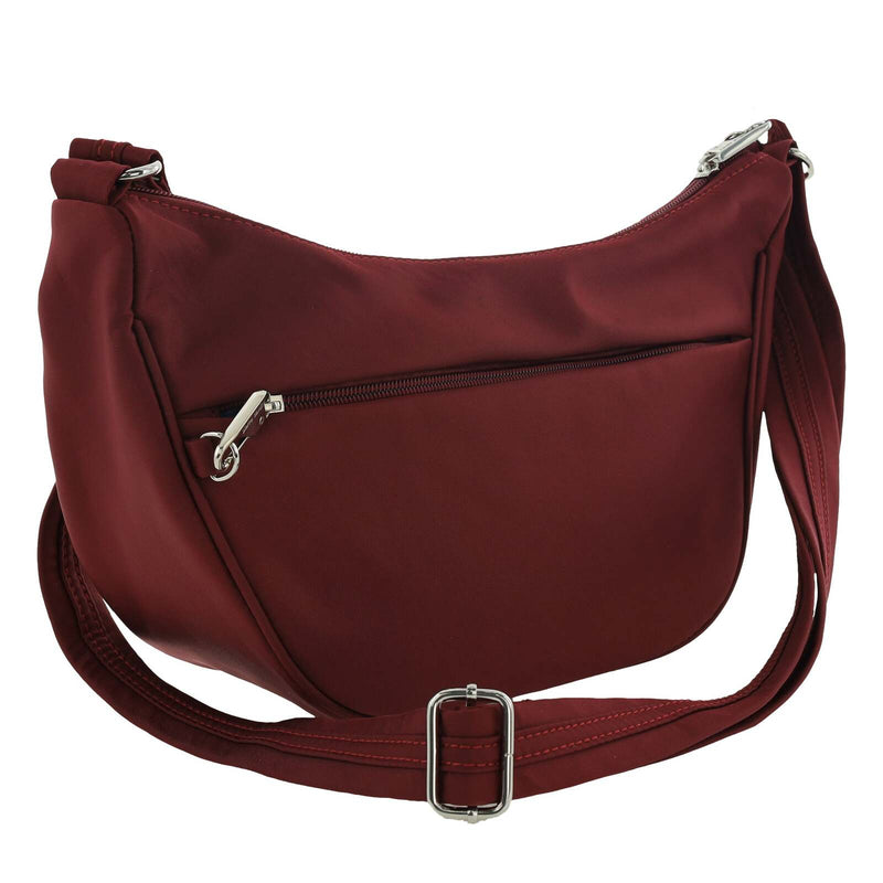 Load image into Gallery viewer, Pierre Cardin Slash Proof Anti Theft RFID Nylon Crossbody Bag in Wine-2