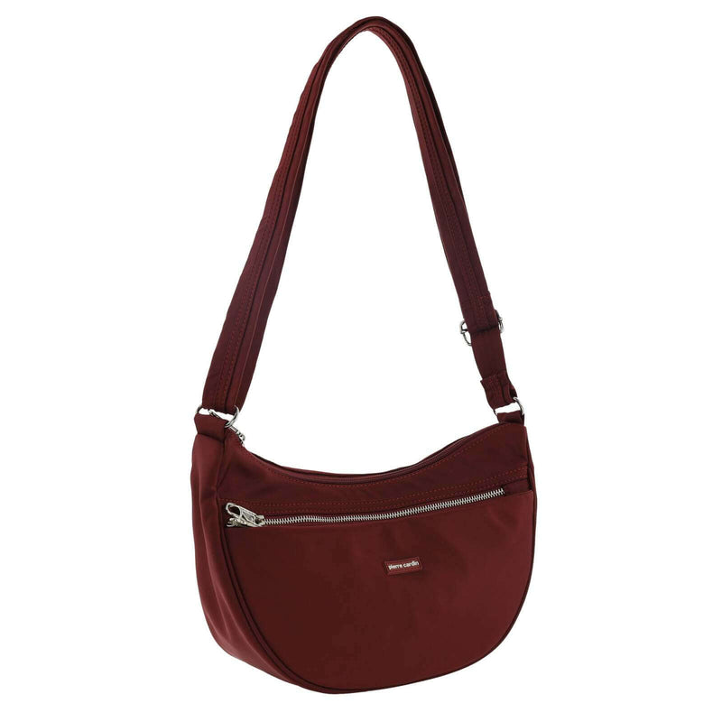 Load image into Gallery viewer, Pierre Cardin Slash Proof Anti Theft RFID Nylon Crossbody Bag in Wine-1