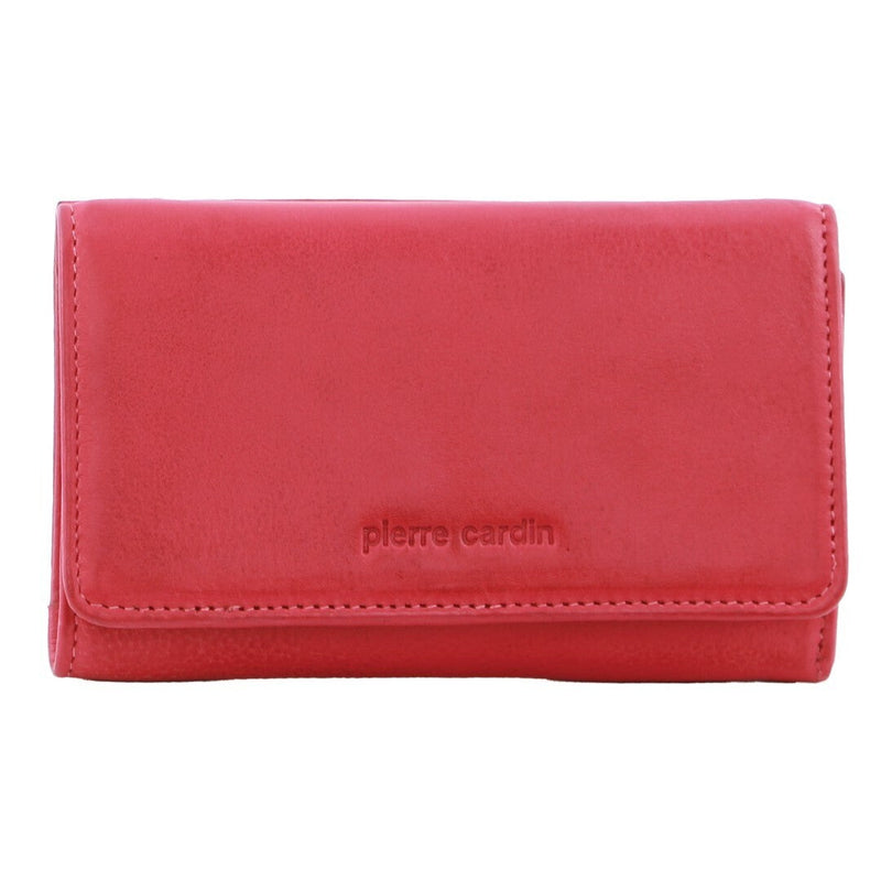 Load image into Gallery viewer, Pierre Cardin Womens Soft Italian Leather RFID Purse Wallet Rustic - Pink-2
