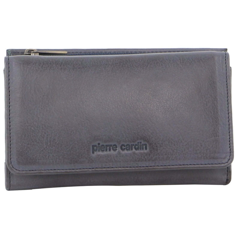 Load image into Gallery viewer, Pierre Cardin Womens Soft Italian Leather RFID Purse Wallet Rustic - Teal-2