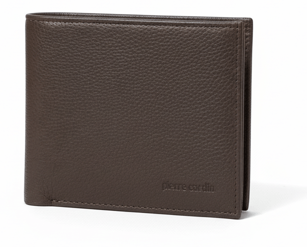 Load image into Gallery viewer, Pierre Cardin Mens Leather Tri Fold Wallet w/ RFID Protection - Brown-0