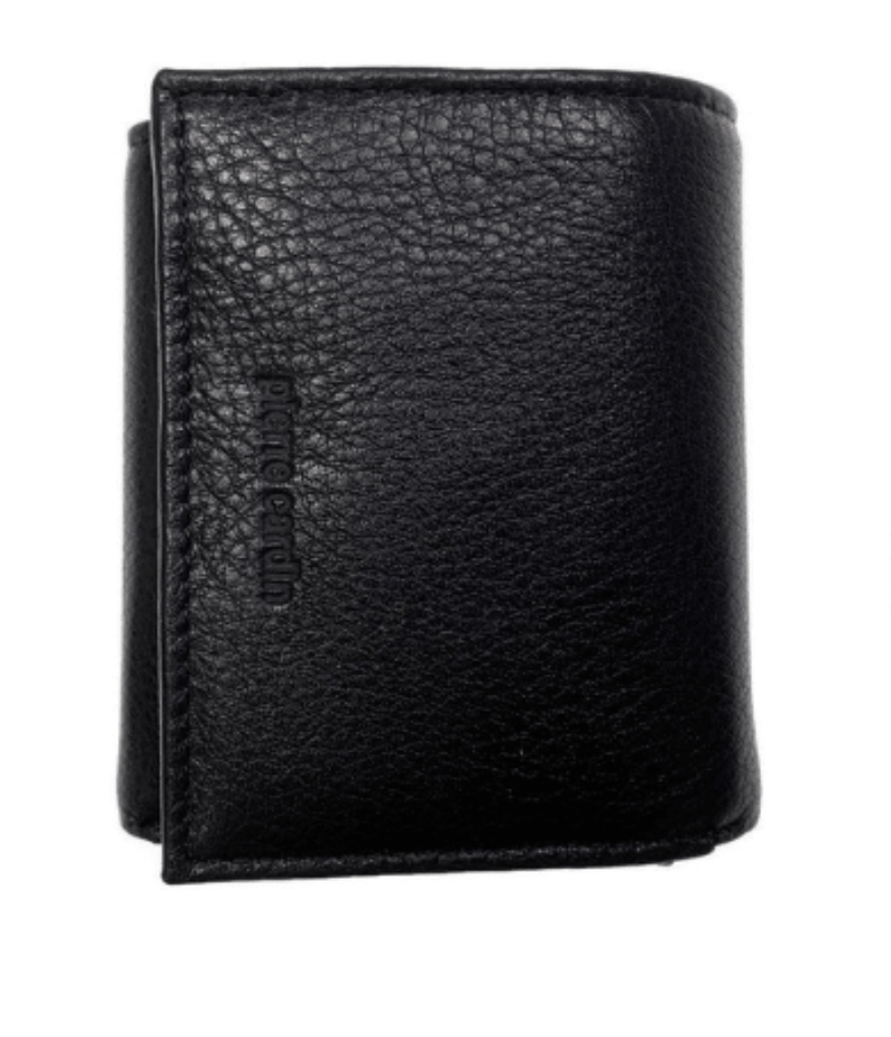 Load image into Gallery viewer, Pierre Cardin RFID Mens Wallet Tri-Fold Genuine Italian Leather - Black-2