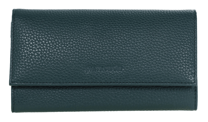 Load image into Gallery viewer, Pierre Cardin Ladies Womens Soft Italian Leather RFID Purse Wallet - Green-2