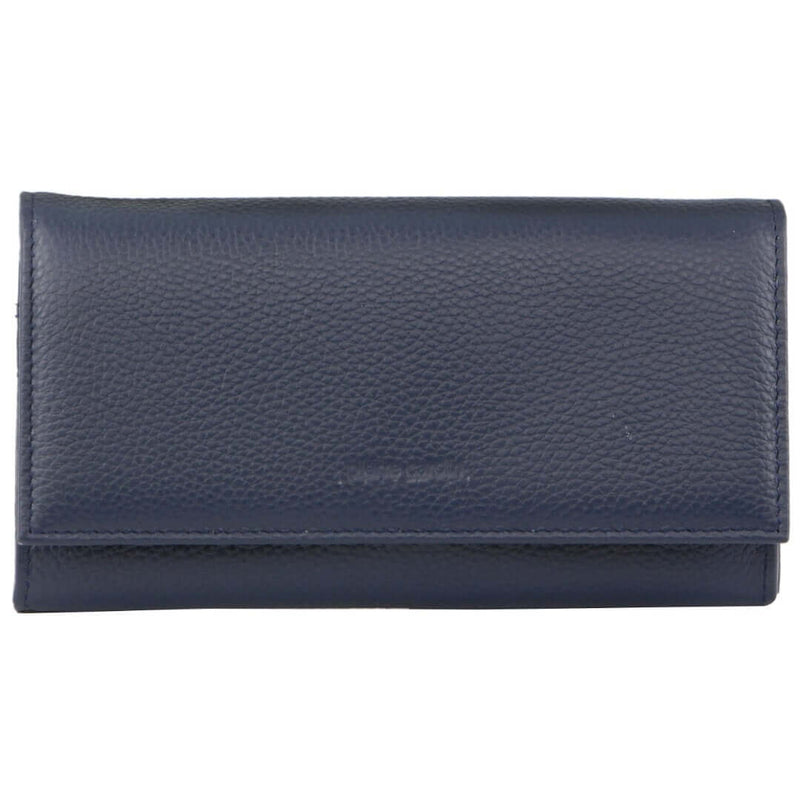 Load image into Gallery viewer, Pierre Cardin Ladies Womens Soft Italian Leather RFID Purse Wallet - Navy-2