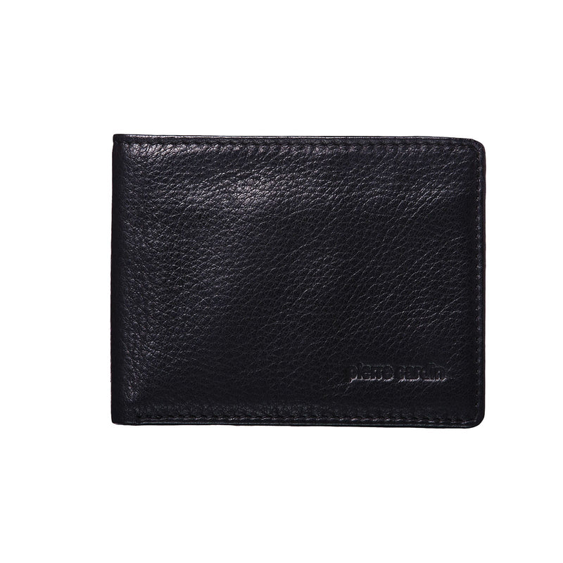 Load image into Gallery viewer, Pierre Cardin Mens Genuine Italian Soft RFID Bifold Slim Wallet - Black-2