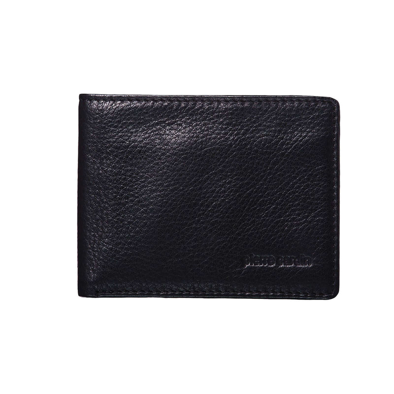 Load image into Gallery viewer, Pierre Cardin Mens Genuine Italian Soft RFID Bifold Slim Wallet - Black-2