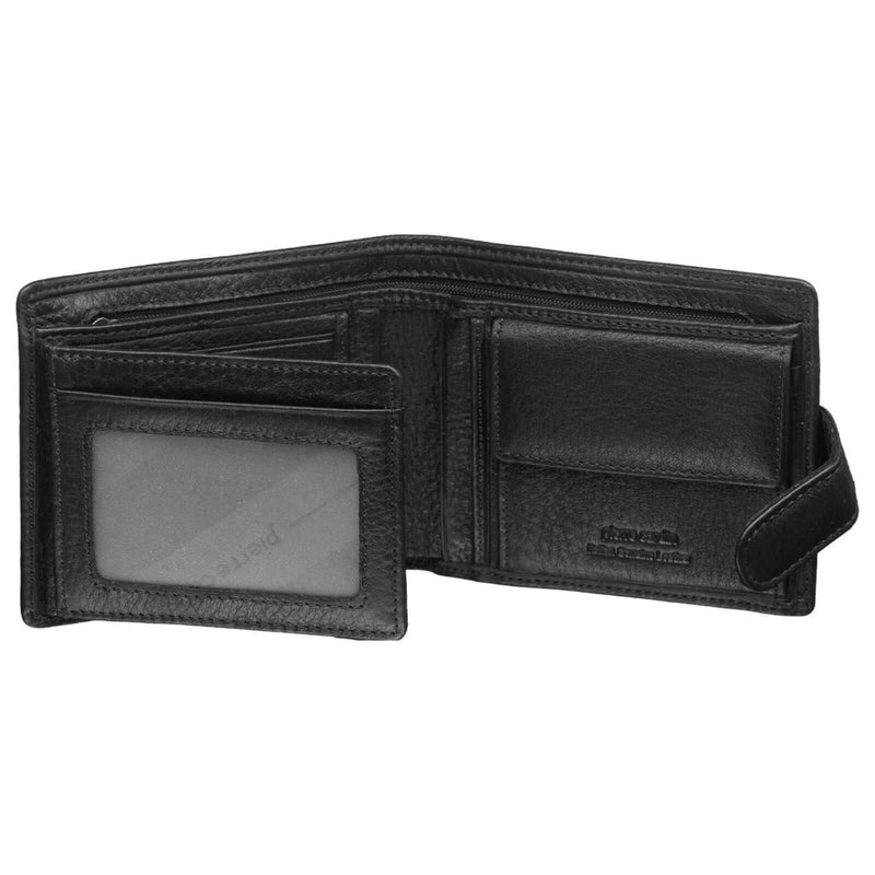 Load image into Gallery viewer, Pierre Cardin RFID Mens Wallet Bi-Fold Genuine Italian Leather w GIFT BOX - Black-2