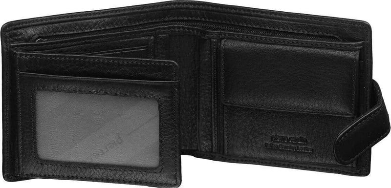 Load image into Gallery viewer, Pierre Cardin RFID Mens Wallet Bi-Fold Genuine Italian Leather w GIFT BOX - Black-4