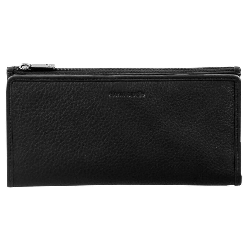Load image into Gallery viewer, Pierre Cardin Womens Genuine Leather RFID Purse Wallet - Black-2
