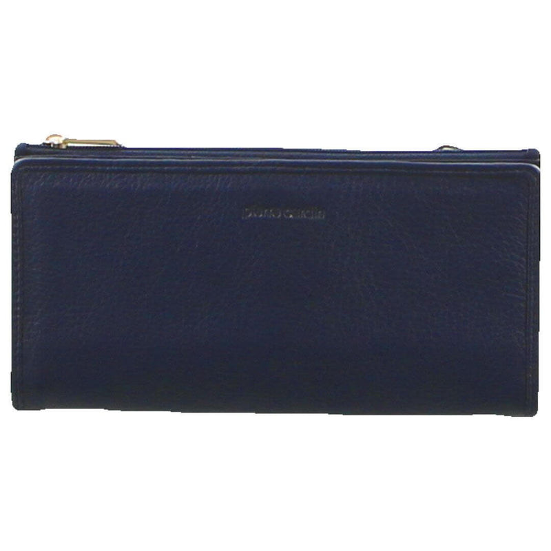 Load image into Gallery viewer, Pierre Cardin Ladies Womens Genuine Leather RFID Purse Wallet - Navy-2