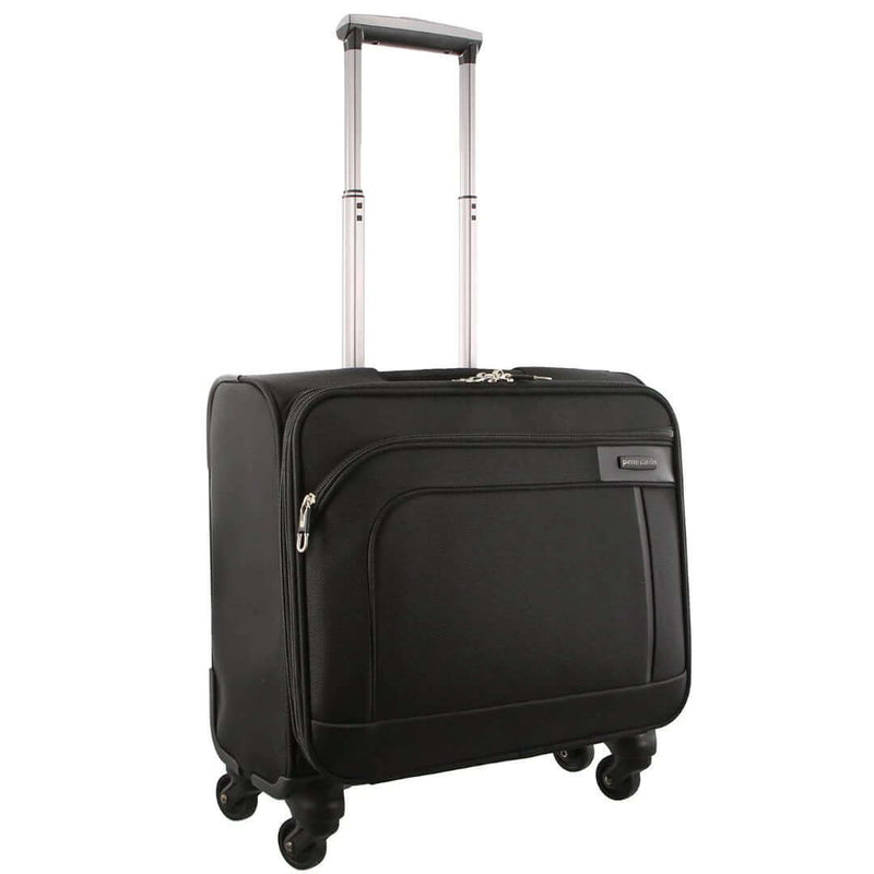 Load image into Gallery viewer, Pierre Cardin 4-Wheel Mobile Office/Cabin Case Travel Luggage Suitcase - Black-0