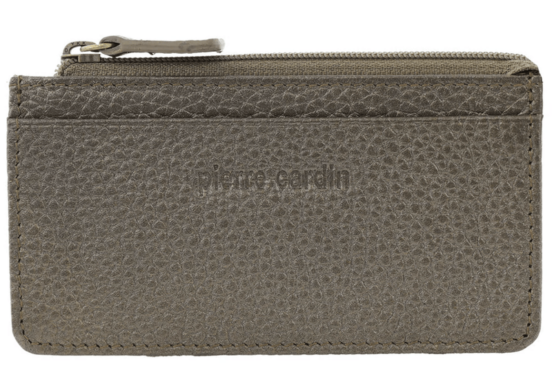 Load image into Gallery viewer, Pierre Cardin RFID Leather Coin Purse Wallet w/ Keyring in Bronze-0