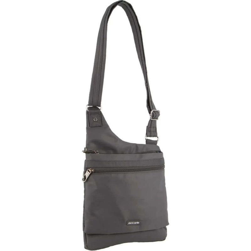 Load image into Gallery viewer, 2Pc Set Pierre Cardin RFID Cross Body Bag Anti-Theft Slash Proof - Navy and Grey-4