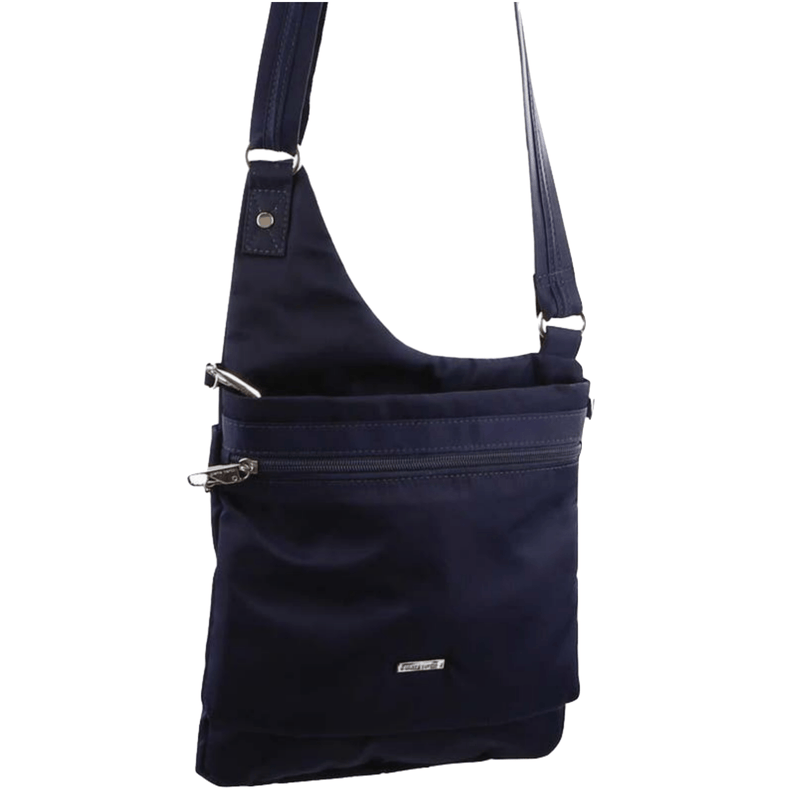 Load image into Gallery viewer, 2Pc Set Pierre Cardin RFID Cross Body Bag Anti-Theft Slash Proof - Navy and Grey-3