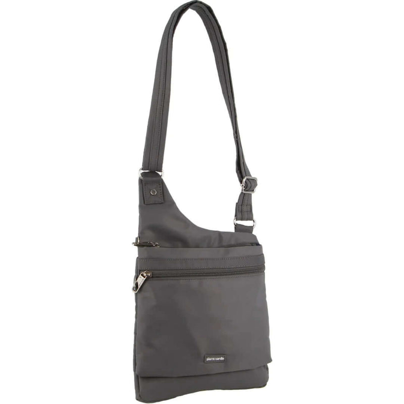 Load image into Gallery viewer, Pierre Cardin Anti-Theft Cross Body Bag Slash Proof RFID Blocking - Grey-0