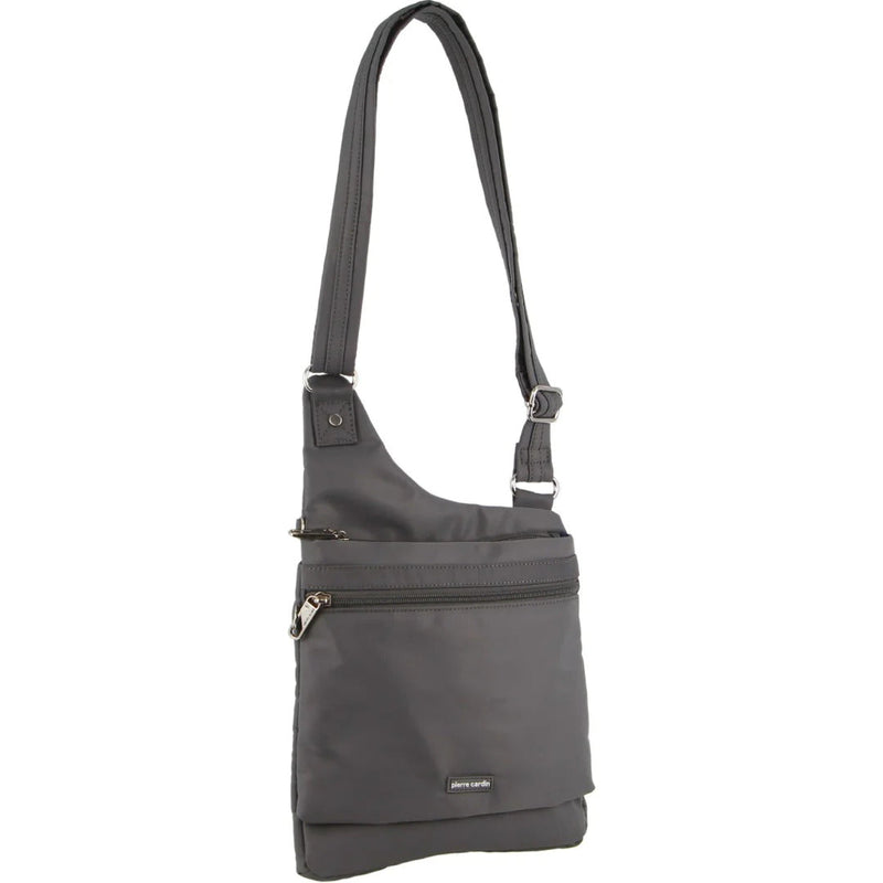 Load image into Gallery viewer, Pierre Cardin Anti-Theft Cross Body Bag Slash Proof RFID Blocking - Grey-1