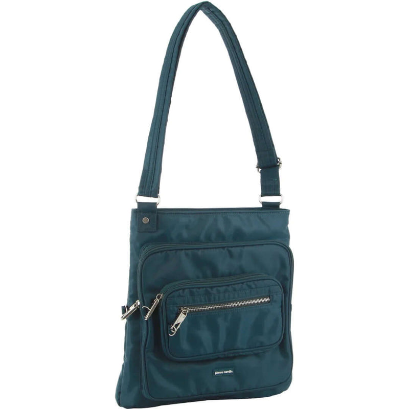 Load image into Gallery viewer, Pierre Cardin Anti-Theft Cross Body Bag Slash Proof RFID Blocking - Teal-0