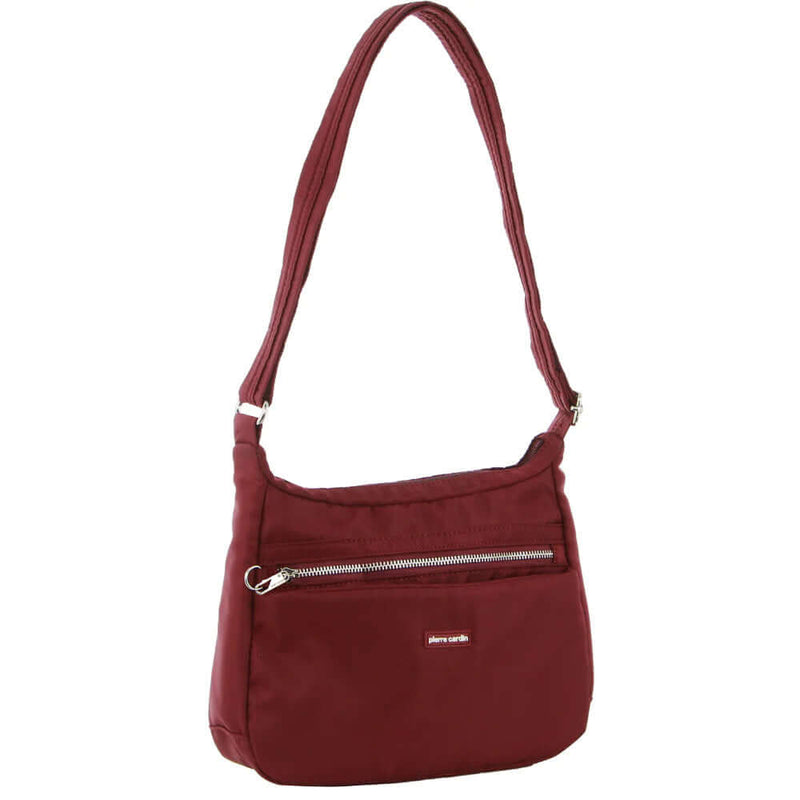 Load image into Gallery viewer, Pierre Cardin Anti-Theft Crossbody Bag Slash Proof RFID Blocking - Wine-0