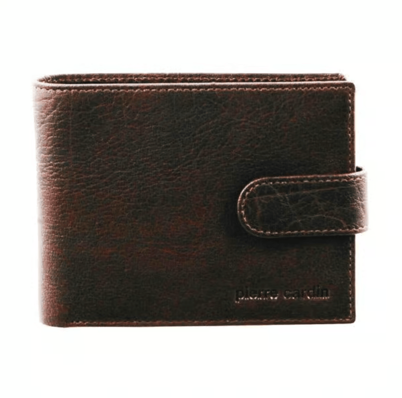 Load image into Gallery viewer, Pierre Cardin Mens Leather Wallet Flap Credit Card Slots RFID - Chestnut-1