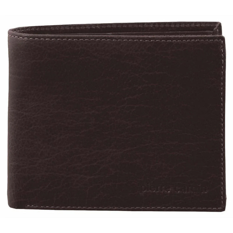 Load image into Gallery viewer, Pierre Cardin Mens Leather Wallet Tri-Fold Credit Card Slots Flap RFID - Brown-2