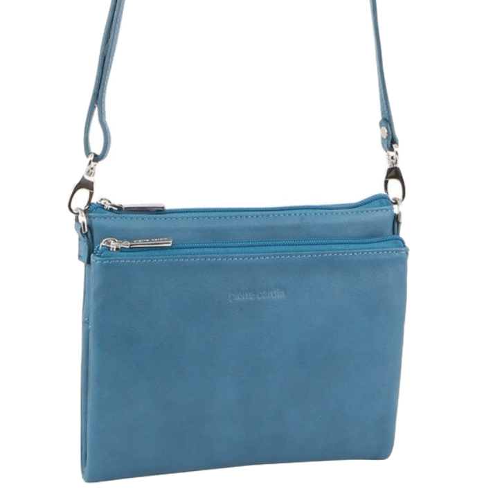 Load image into Gallery viewer, Pierre Cardin Ladies Cross Body Bag Leather Clutch Shoulder Sling Womens - Tropical-1