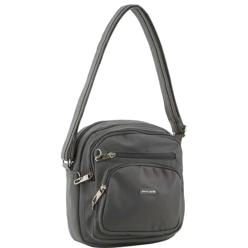Load image into Gallery viewer, Pierre Cardin Anti-Theft Cross Body Bag Slash Proof RFID Blocking - Grey-0