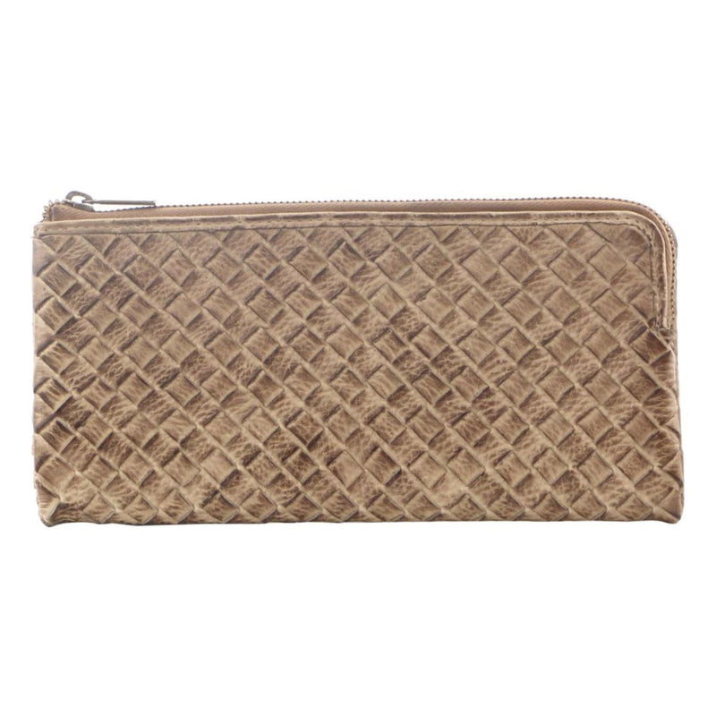 Load image into Gallery viewer, Pierre Cardin Womens Soft Rustic Leather Wallet Coin RFID Purse - Latte-1