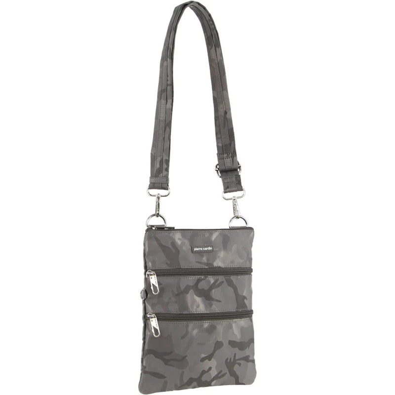 Load image into Gallery viewer, Pierre Cardin Anti-Theft Cross Body Bag Slash Proof RFID Camouflage - Grey/Camo-0