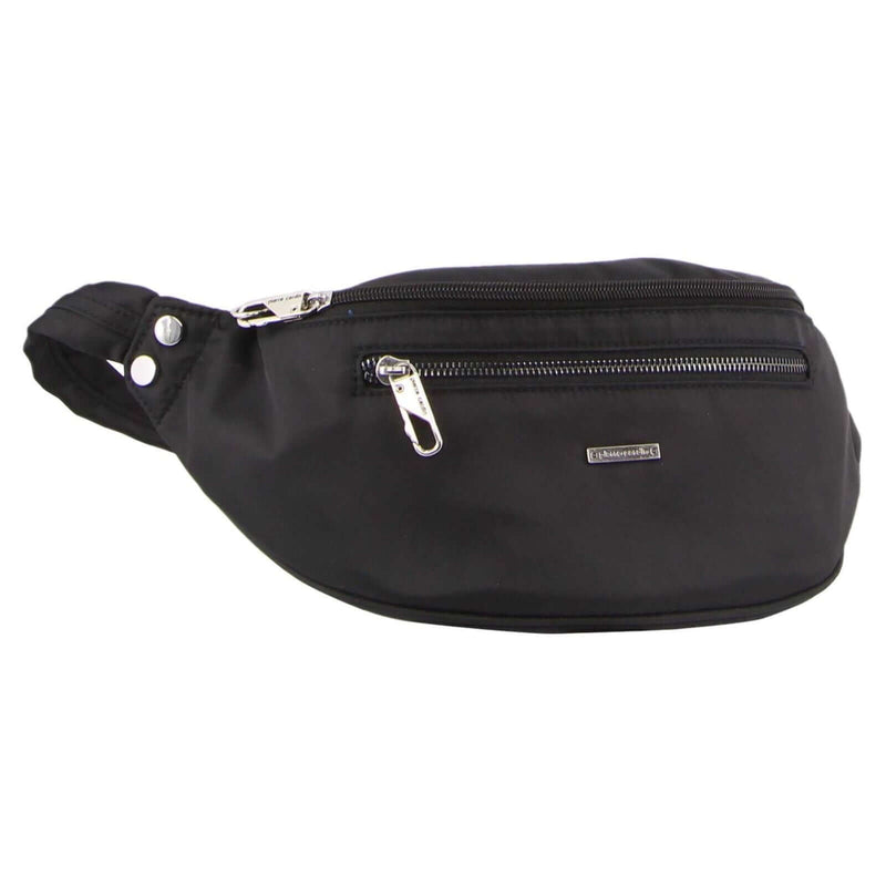 Load image into Gallery viewer, Pierre Cardin Slash Proof Waist Belt Bum Bag Travel RFID Anti-Theft Mens Black-1