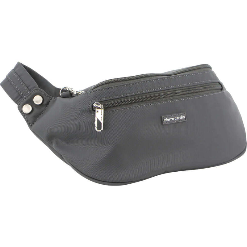 Load image into Gallery viewer, Pierre Cardin Anti-Theft Waist Bum Bag Belt Pouch Travel Hiking Zip Wallet - Grey-1