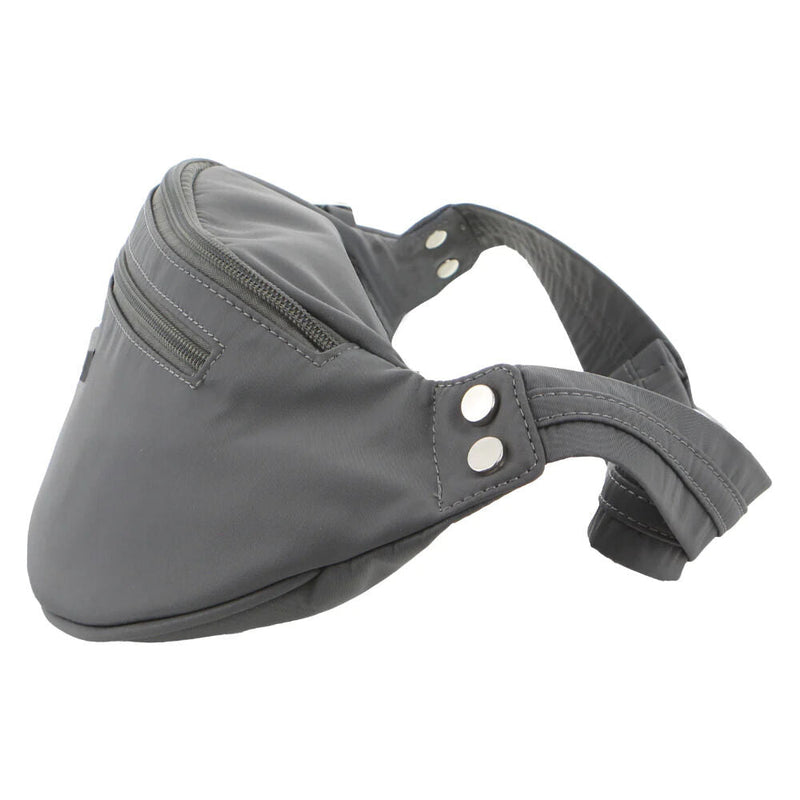 Load image into Gallery viewer, Pierre Cardin Anti-Theft Waist Bum Bag Belt Pouch Travel Hiking Zip Wallet - Grey-3