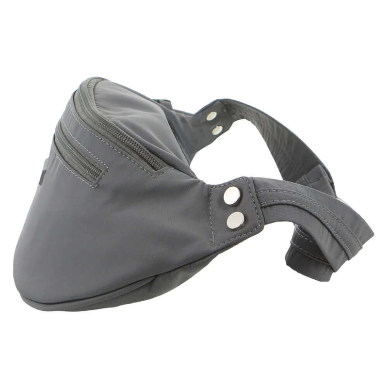 Load image into Gallery viewer, Pierre Cardin Anti-Theft Waist Bum Bag Belt Pouch Travel Hiking Zip Wallet - Grey-3