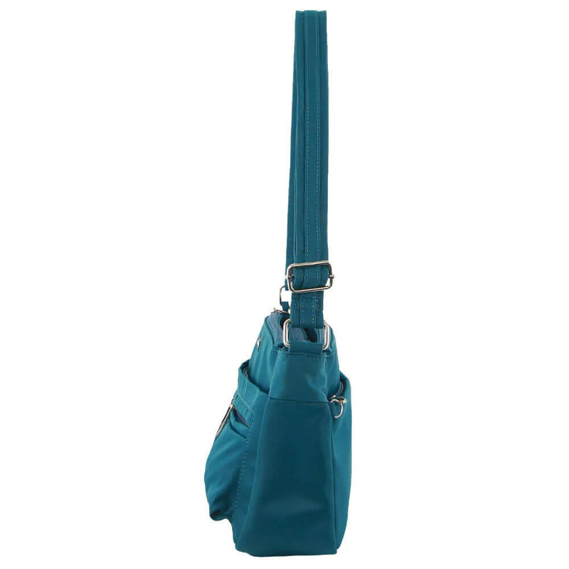 Load image into Gallery viewer, Pierre Cardin Anti-Theft Cross Body Bag RFID Blocking Slash Proof - Turquoise-2