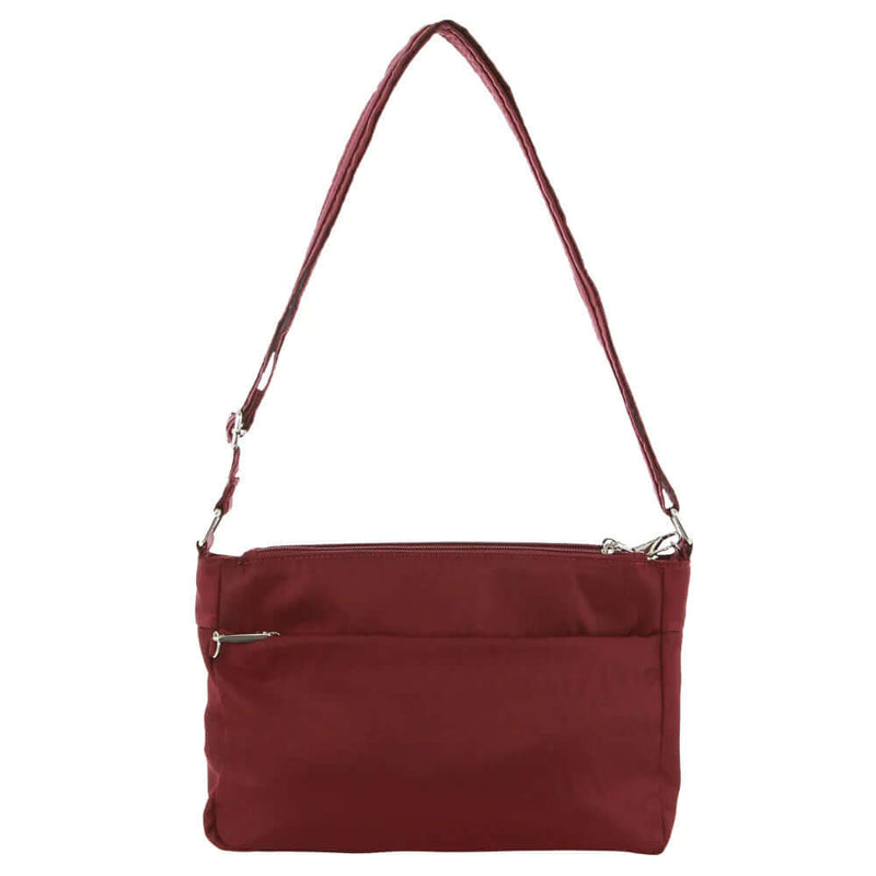 Load image into Gallery viewer, Pierre Cardin Anti-Theft Cross Body Bag Slash Proof RFID Blocking - Wine-3