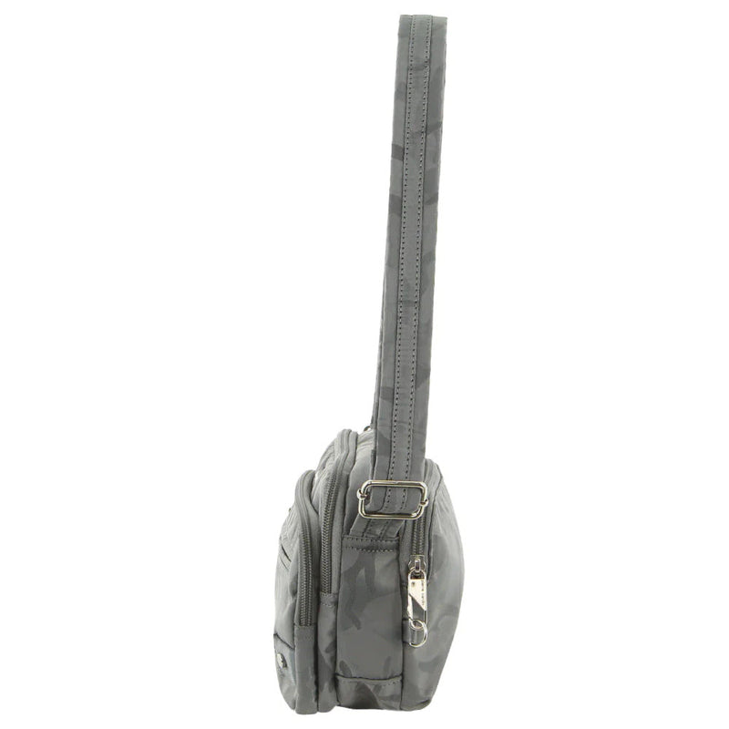 Load image into Gallery viewer, Pierre Cardin Anti-Theft Cross Body Bag Slash Proof RFID Blocking - Grey-Camo-2