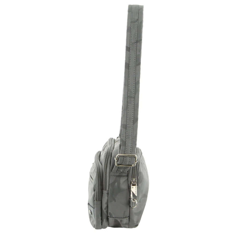 Load image into Gallery viewer, Pierre Cardin Anti-Theft Cross Body Bag Slash Proof RFID Blocking - Grey-Camo-2
