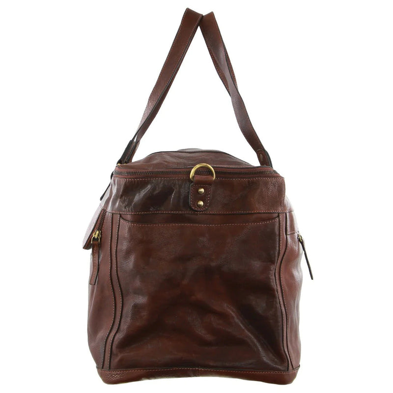 Load image into Gallery viewer, Pierre Cardin Burnished Leather Multi-Compartment Overnight Bag Duffle - Legend-3
